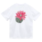 WAKE800のサボテン〜緋花玉〜 ドライTシャツ