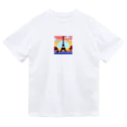 shibasannのフランスの風景のピクセルアート Dry T-Shirt