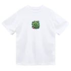 green artist のプランツパラダイス多肉 Dry T-Shirt