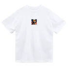 さぼりのあっくまんのしばけんくん ドライTシャツ