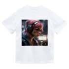 SONESONEのサイバーパンクシティの少女２ ドライTシャツ