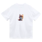 romi-yuのキツネくん ドライTシャツ