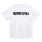 ON NOtEの北朝鮮 ロゴブラック ドライTシャツ