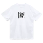 teru8376のイラスト　猫 ドライTシャツ