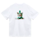 夢キャラSHOPの可愛いチワワ犬（#サボテンコスプレ） ドライTシャツ