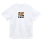 カズクリエイトの可愛い子犬のムギちゃん！ Dry T-Shirt