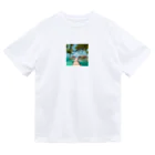 Totally-Fascinatingのモルディブビーチバンガロー Dry T-Shirt