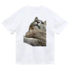 グレージュ猫ロッタン🐈‍⬛のよそ見ロッタン Dry T-Shirt