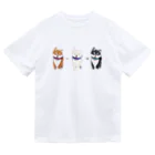 リキの3色柴犬 Dry T-Shirt