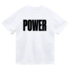 おもしろいTシャツ屋さんのPOWER パワー 筋肉 ドライTシャツ