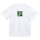 kindonesiaのドット絵のオリエンタルショートヘア Dry T-Shirt