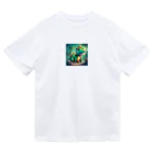 かわいいグッズのかわいい恐竜 Dry T-Shirt