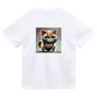 burusukaruの猫のタイガーくん ドライTシャツ