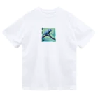 hamusutaroのカメレオンピクセルアート Dry T-Shirt