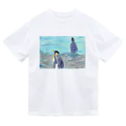 つぎのラピス島ペンギン ドライTシャツ