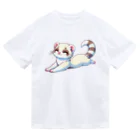 べっち©︎ののんびりフェレットちゃん🐾 ドライTシャツ