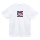 Kumamanのオーロラシルク　Shineロゴ入り Dry T-Shirt