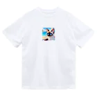 Horizon360のシャム猫のサファイヤ海に輝く Dry T-Shirt
