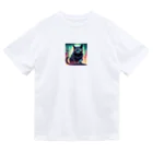 yumena_のこちらを睨むねこ Dry T-Shirt