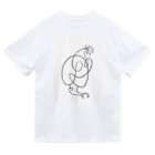 techonionの一筆bird_1 ドライTシャツ