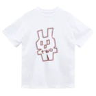 Lin Designの兎うさtwo ドライTシャツ