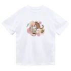 にゃんころのにゃんころず ドライTシャツ