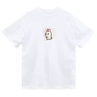 pekikoのうさぎの梅 ドライTシャツ