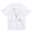 りゅみshopのワイヤーアート風フラワー Dry T-Shirt