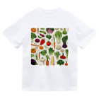 エルのショップの野菜たち ドライTシャツ