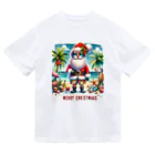 TACHYONJAPANのMerry Christmasシリーズ　サンタのサマークリスマス」 ドライTシャツ