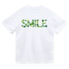 junichi-goodsのバルーン文字「SMILE」（緑色系） ドライTシャツ