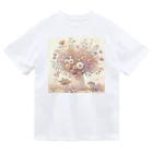 Artful Whiskersのやさしい時の花束 ドライTシャツ