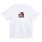 luckyTigerのゲーム女子 ドライTシャツ