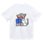 Kujakuの朗読猫 ドライTシャツ