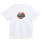 ファンシーTシャツ屋のアウトドアーワッペン夕日 Dry T-Shirt