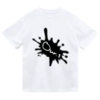 Our.s SUZURI店のOur.s とびちるビックインク風ロゴ Dry T-Shirt