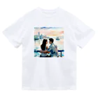 あかいはちのラブロマンスのカップル Dry T-Shirt