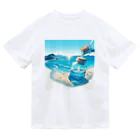 matsumoto tanukiの砂浜の宝物 ドライTシャツ