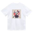 luckycongochanのNeko Samurai  ドライTシャツ