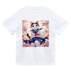 ParadigmStar　パラダイムスターの桜咲く華の学生猫 sakura ドライTシャツ