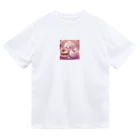 amxafukのふわふわマシュマロかわいいプリン ドライTシャツ