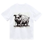 momonouchi-の溶けちゃう豚 Dry T-Shirt