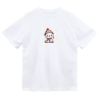 ankoro_mochiのニット帽をかぶったシロクマ ドライTシャツ