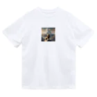 33sun33の頂上のライオン Dry T-Shirt