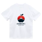 KUMACHOPのあおもりりんごと岩木山 Dry T-Shirt