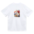 Lemon teaのたくさんの花々を Dry T-Shirt