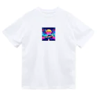 お茶目なドット絵のドッド絵車 Dry T-Shirt