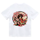 manyou-lab_Ukiyo-eの浮世絵 花魁と桜 Ukiyoe Oiran and Cherry Blossoms [UOS-DL-SR001-0001] Dry T-Shirt