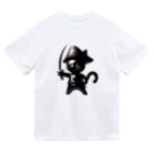 NO CAT NO LIFE の猫×海賊×フィギュア風 ドライTシャツ