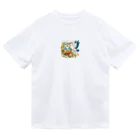 Kai🐚の幸せを呼ぶコウノトリ2/Stork of Happiness2 ドライTシャツ